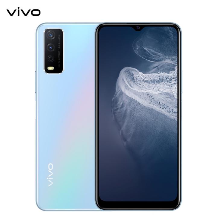 Vivo Y12s 3gb 32gb Glacier Blue Side Fingerprint 5 000 Mah Garansi Resmi