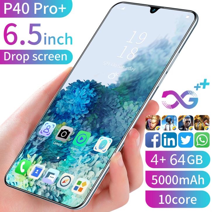 Niu P40pro Hp Android Murah 4gb Ram 64gb Rom 6 5inch Drop Screen Game Phone 10 Core Dual Sim Oversea Shipping Xiaomi Huawei Realme