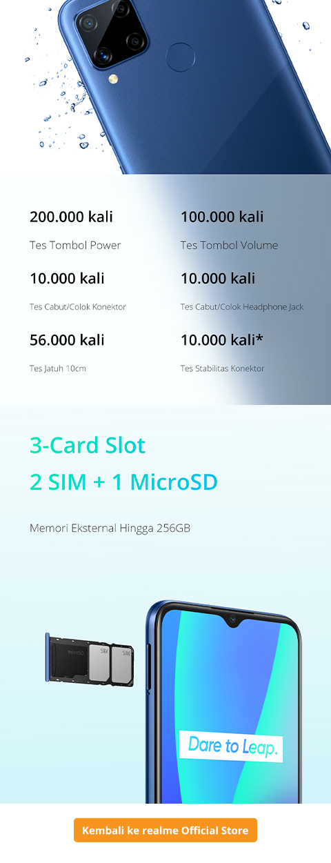 realme C15 4GB/64GB (NEW Processor 