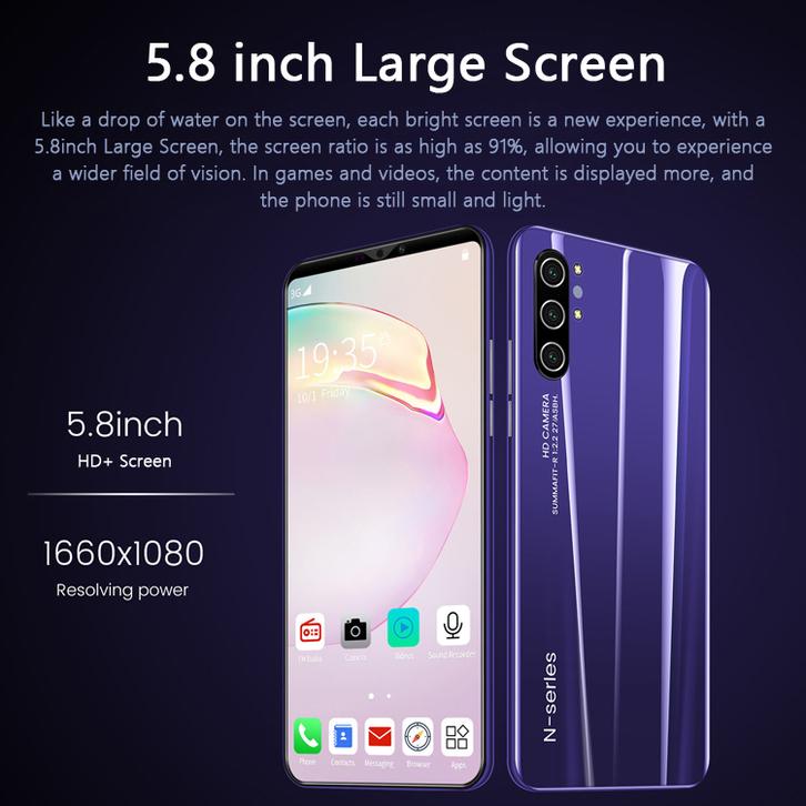 Promosi Hp Murah Dan Bagus Note10 Handphone 5 8 Inch 4gb 64gb Smartphone Android Phone Baru Cellphone Bahasa Indonesia Stock Tersedia Pengiriman Dari Luar Negri